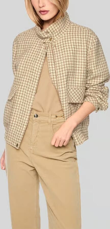 Marc Cain Jack in all-over look met klepzakken - Foto 3