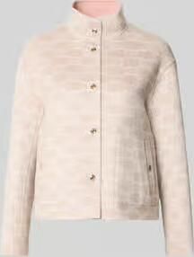 Marc Cain Jack in all-over look met opstaande kraag