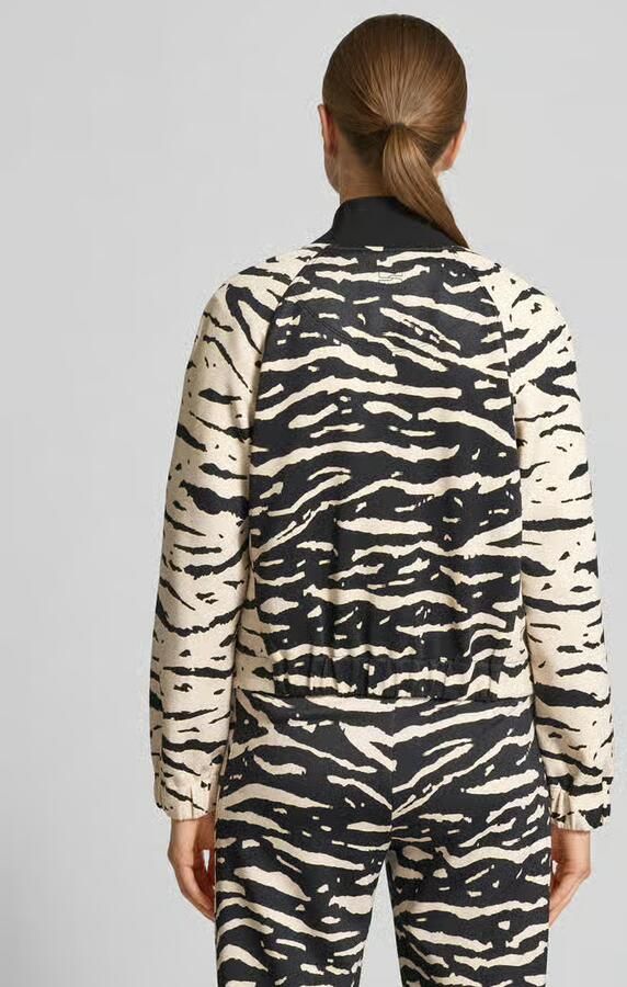 Marc Cain Jack in all-over look met tweewegritssluiting