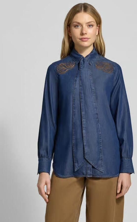 Marc Cain Jeansblouse in denimlook - Foto 3