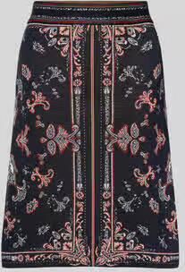 Marc Cain Knielange gebreide rok in all-over look