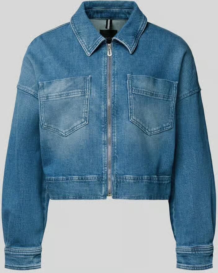 Marc Cain Kort jeansjack van katoenmix - Foto 2