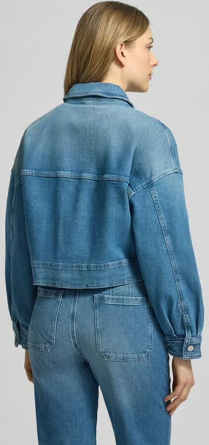 Marc Cain Kort jeansjack van katoenmix