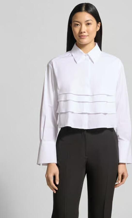 Marc Cain Korte overhemdblouse met knoopsluiting - Foto 3