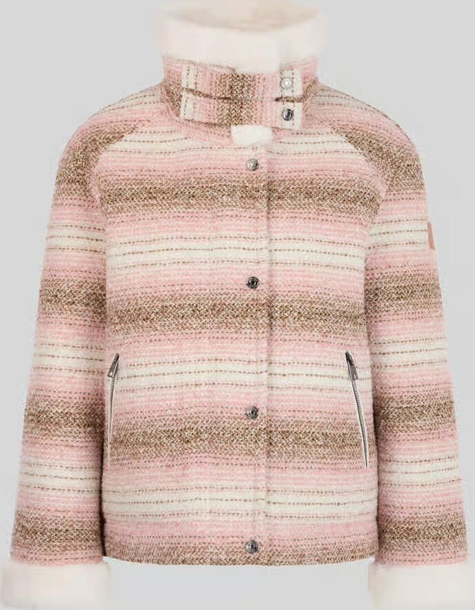 Marc Cain Lange jas met mouwomslagen