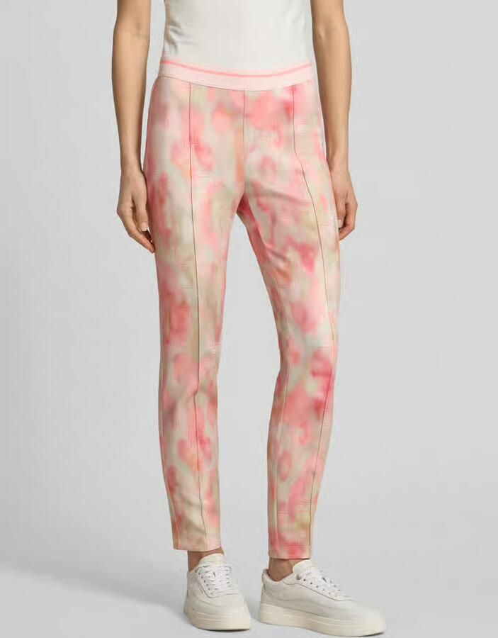 Marc Cain Legging met lengtenaden en elastische band - Foto 2