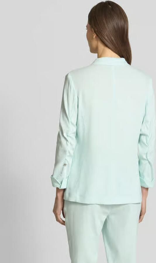 Marc Cain Linnen blazer met reverskraag