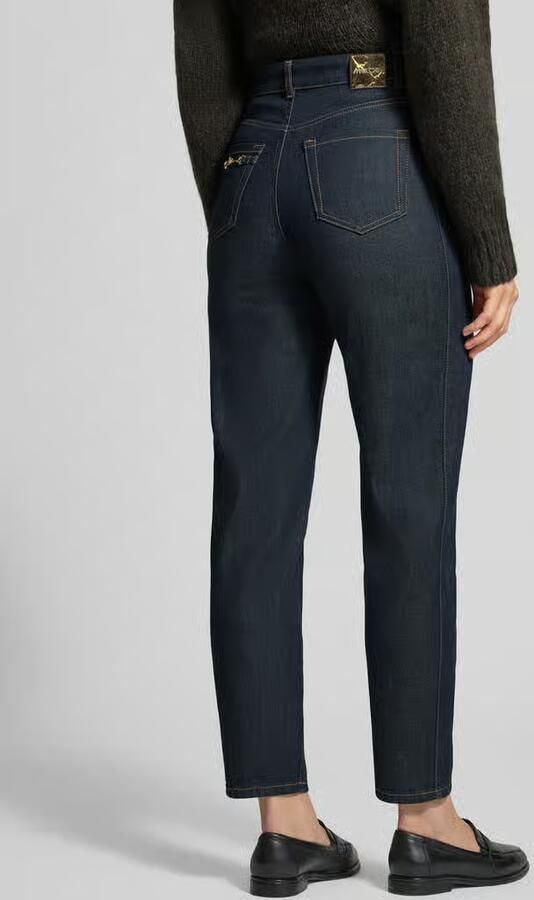 Marc Cain Loose fit jeans met kettingdetail - Foto 3