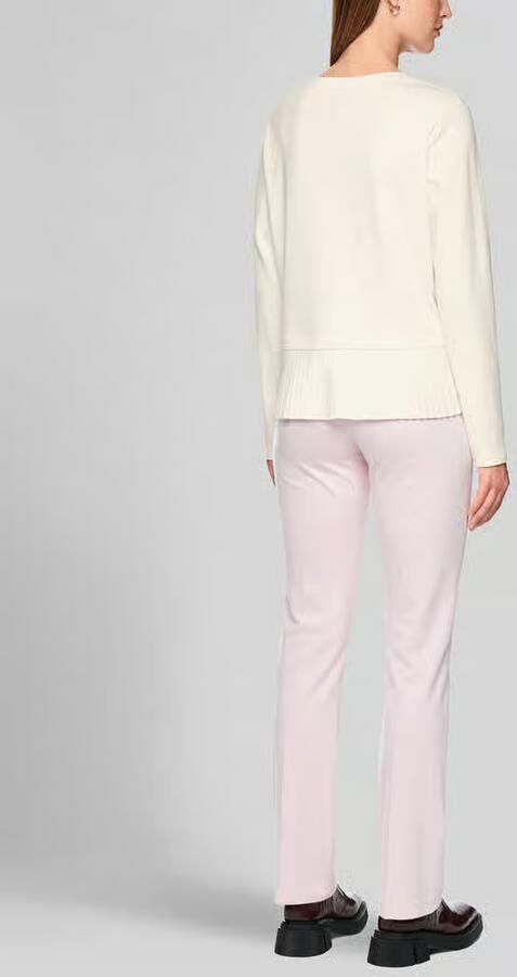Marc Cain Regular fit shirt met lange mouwen van katoenmix - Foto 2