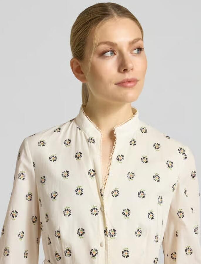 Marc Cain maxi-jurk met sierrand