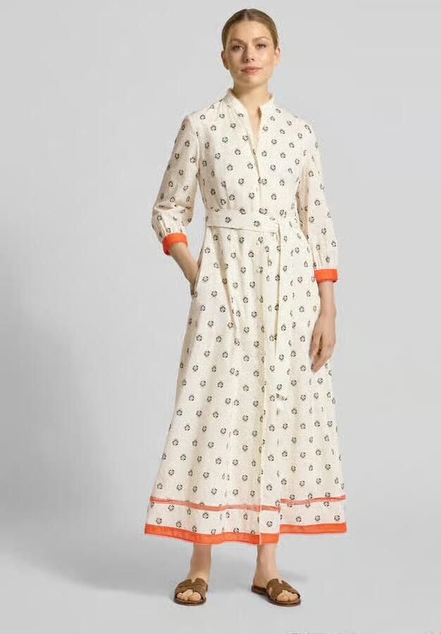 Marc Cain maxi-jurk met sierrand - Foto 3