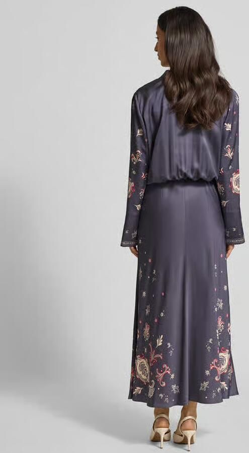 Marc Cain Maxi-jurk met Strikdetail