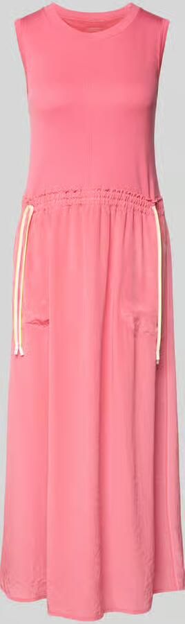 Marc Cain maxi-jurk met trekkoord bij de taille - Foto 2