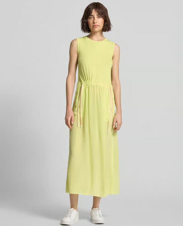Marc Cain maxi-jurk met trekkoord bij de taille - Foto 2