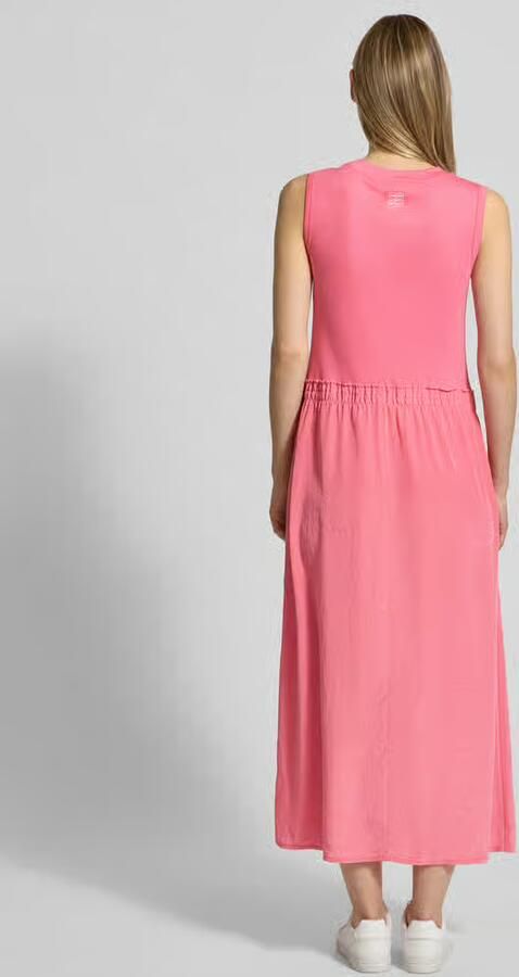 Marc Cain maxi-jurk met trekkoord bij de taille