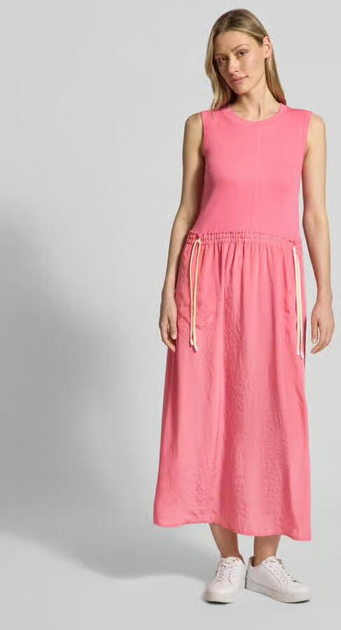 Marc Cain maxi-jurk met trekkoord bij de taille - Foto 2