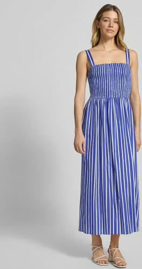Marc Cain midi-jurk in all-over look met smokdetails - Foto 3