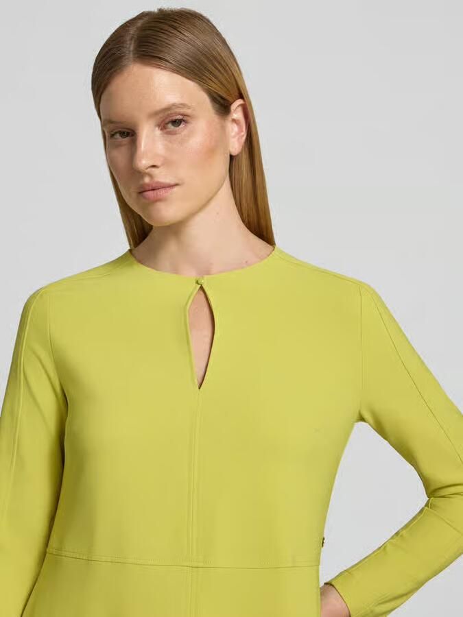 Marc Cain midi-jurk met druppelvormige hals