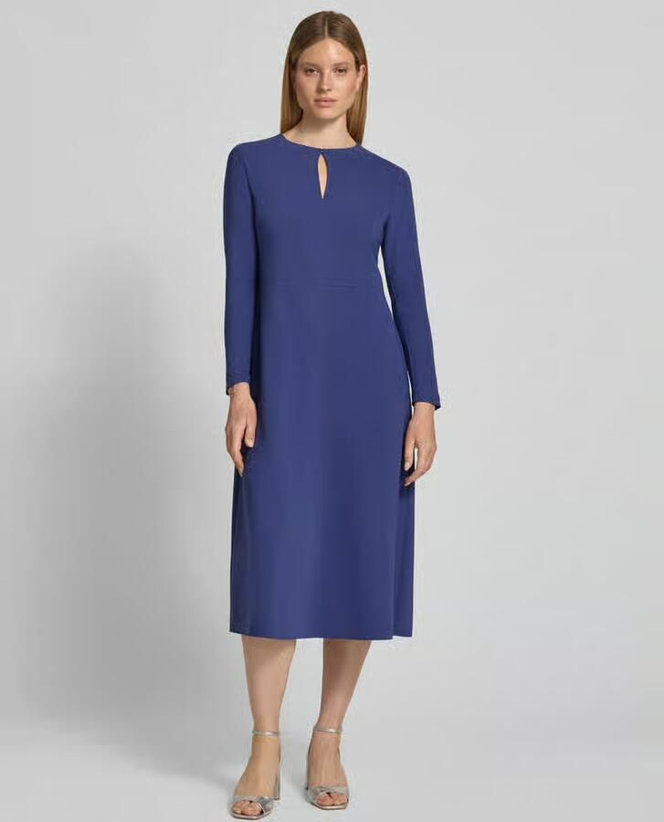 Marc Cain midi-jurk met druppelvormige hals - Foto 2