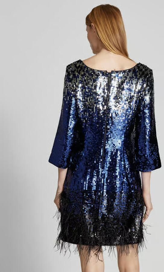 Marc Cain Midi-jurk met pailletten - Foto 3