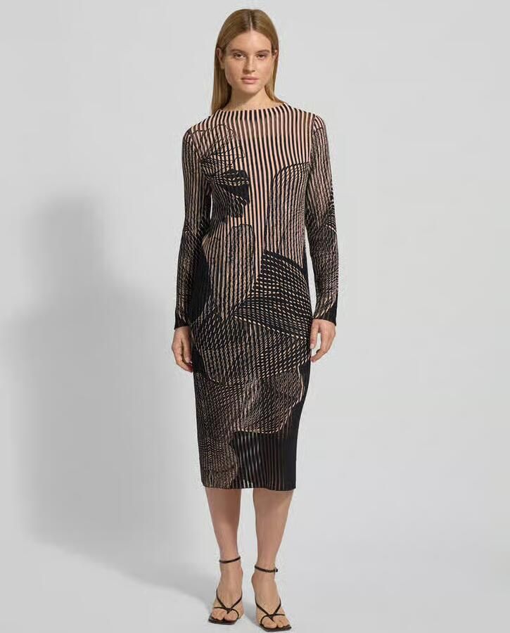 Marc Cain Midi-jurk met Ronde hals - Foto 3