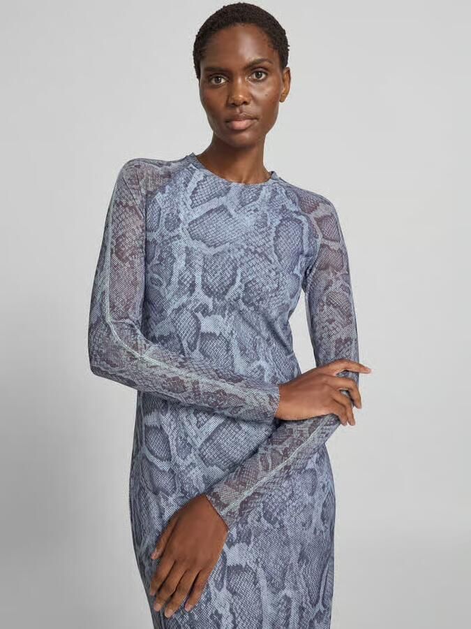 Marc Cain Midi-jurk met slangenmotief