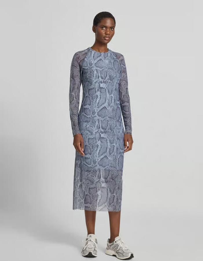 Marc Cain Midi-jurk met slangenmotief - Foto 2