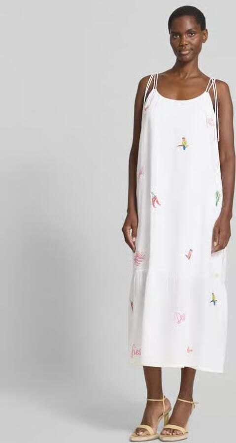 Marc Cain midi-jurk met stitchings - Foto 3