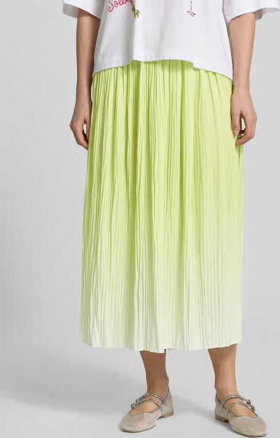 Marc Cain midirok in kreuklook met elastische band - Foto 3