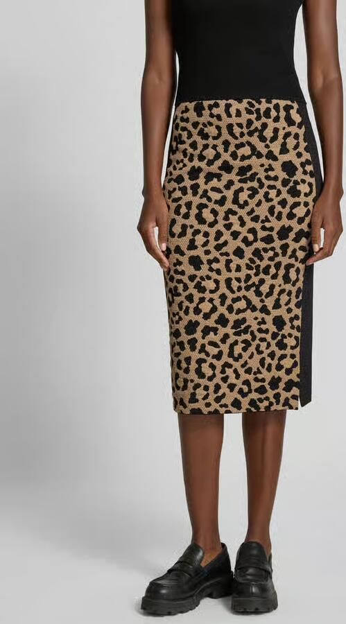 Marc Cain Midirok met elastische band met logo - Foto 2