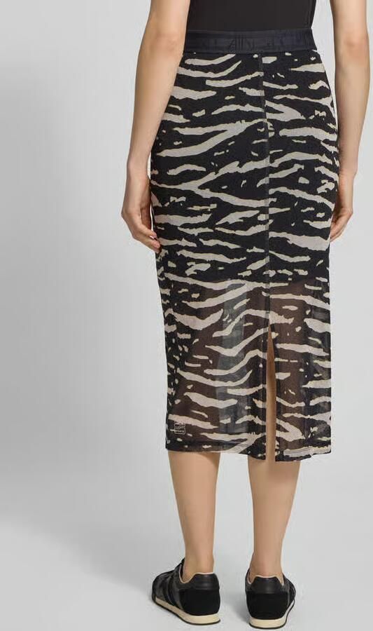 Marc Cain Midirok met Loopsplit en elastisch Band - Foto 3