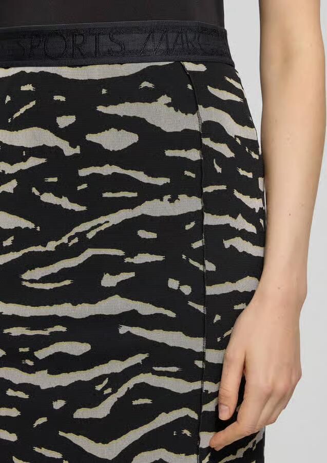 Marc Cain Midirok met loopsplit en elastische band - Foto 2