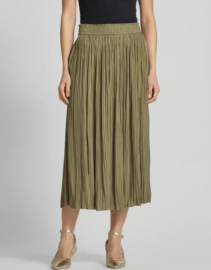 Marc Cain Midirok met plissévouwen - Foto 2