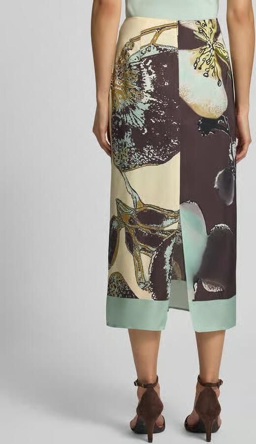 Marc Cain Midirok van viscose in all-over look