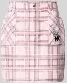 Marc Cain Mini-rok van katoenmix met borduursels