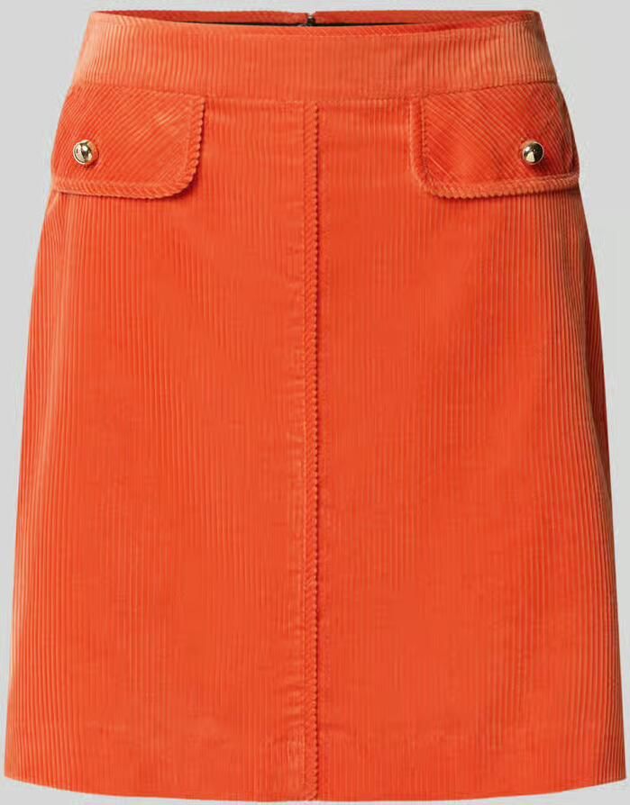 Marc Cain Minirok van corduroy met klepzakken