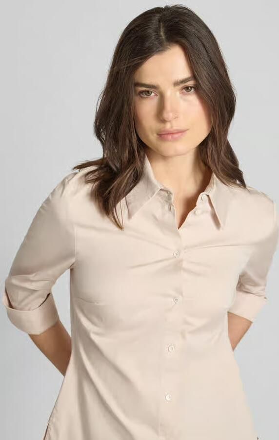 Marc Cain Overhemdblouse met 3 4-mouw met omslag