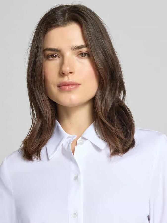 Marc Cain Overhemdblouse met 3 4-mouw met omslag