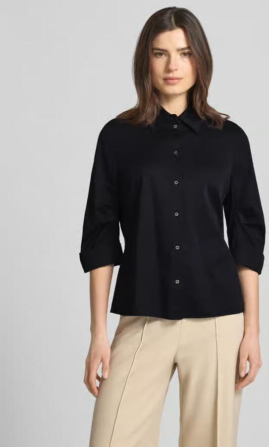 Marc Cain Overhemdblouse met 3 4-mouw met omslag - Foto 3