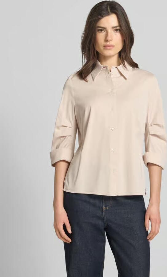 Marc Cain Overhemdblouse met 3 4-mouw met omslag - Foto 3