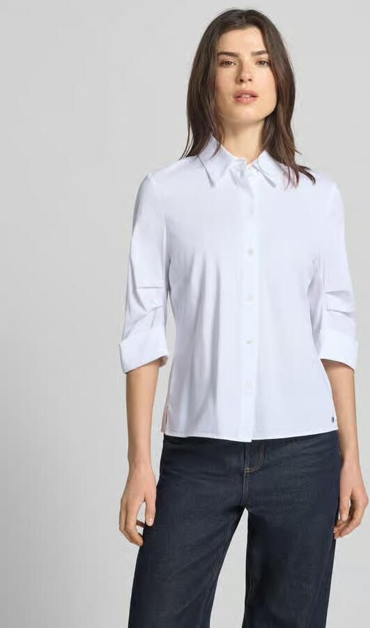 Marc Cain Overhemdblouse met 3 4-mouw met omslag - Foto 3