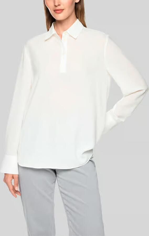 Marc Cain Overhemdblouse met ballonmouwen - Foto 2
