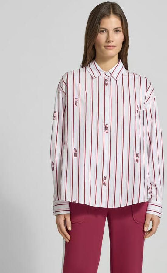 Marc Cain Overhemdblouse met verborgen knoopsluiting - Foto 2
