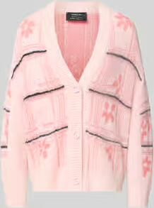Marc Cain Oversized cardigan met mohairgehalte van mix van alpaca en mohair
