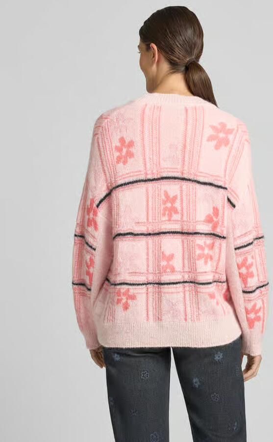 Marc Cain Oversized cardigan met mohairgehalte van mix van alpaca en mohair - Foto 2