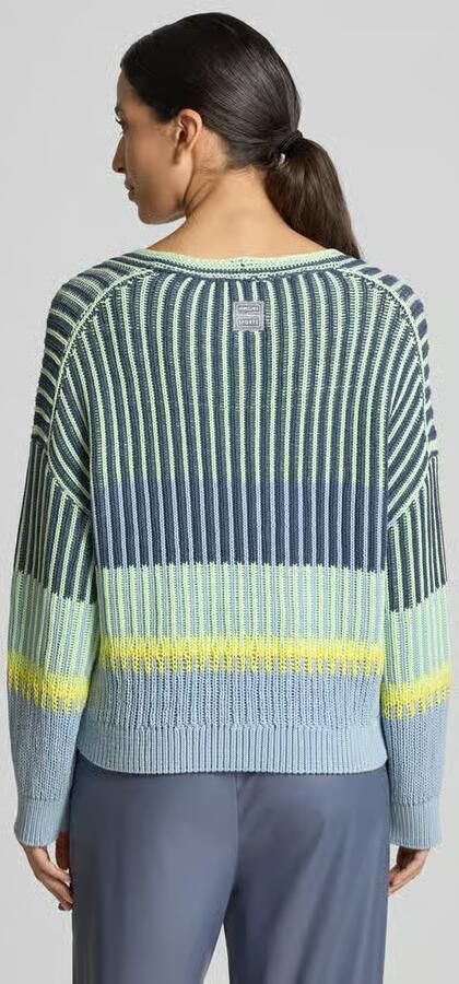 Marc Cain oversized gebreide pullover met v-hals - Foto 3
