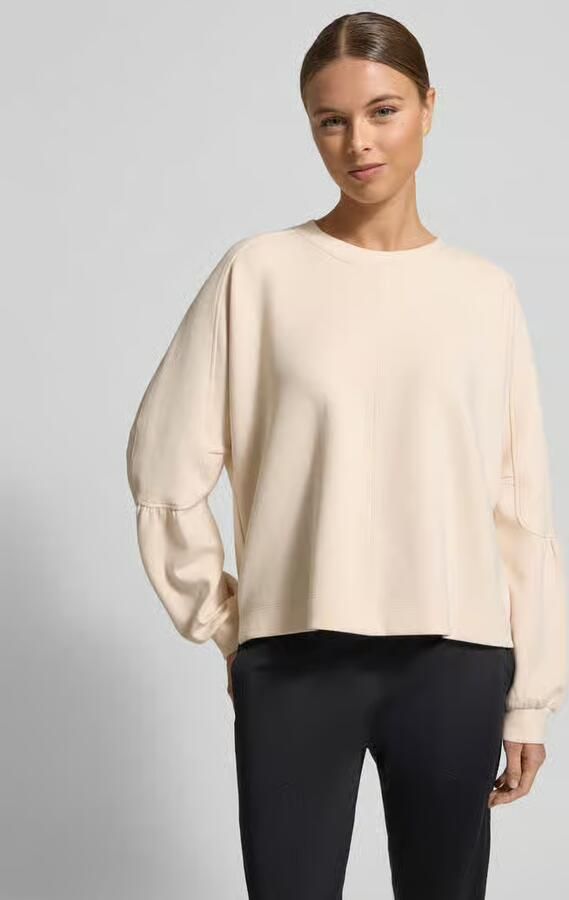Marc Cain Oversized sweatshirt met geribde boorden - Foto 3