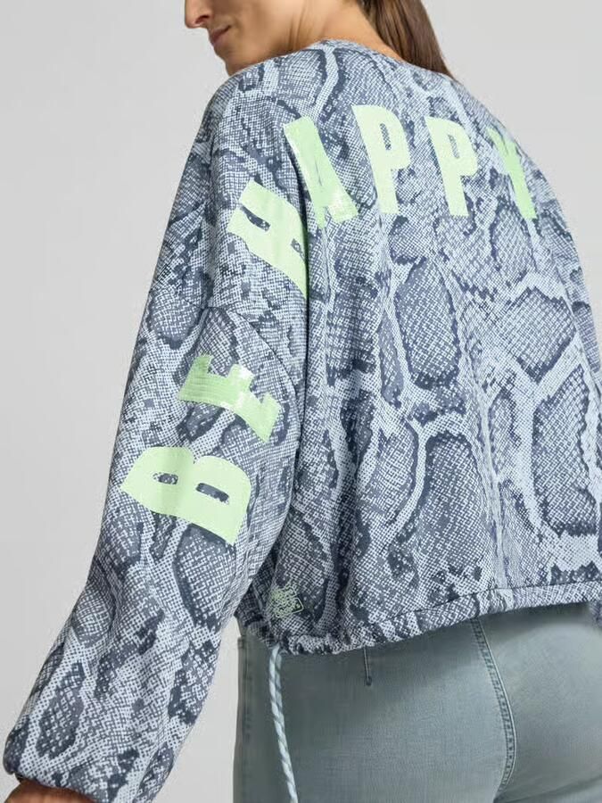 Marc Cain Oversized sweatshirt van katoenmix - Foto 2