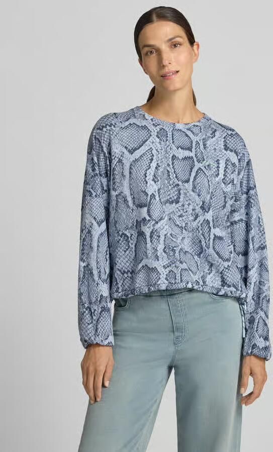 Marc Cain Oversized sweatshirt van katoenmix - Foto 3