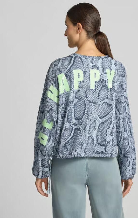 Marc Cain Oversized sweatshirt van katoenmix - Foto 2